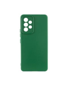 Чехол Original Soft Touch Case for Samsung A52/A525/A52S 5G/A528B Dark Green with Camera Lens