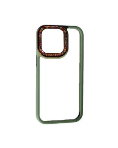 Чохол Swarovski New Case для iPhone 15 Pro Max Dark Green