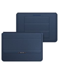 Чехол Leather Bag (Magnet) для Macbook 15"-16" Dark Blue