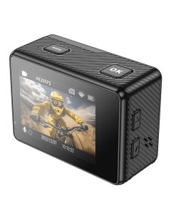 Екшен камера HOCO DV101 dual color screen sports camera Black