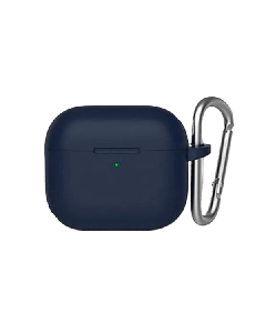 Футляр для навушників AirPods 3 Blueo Liquid Silicone Case Deep Blue