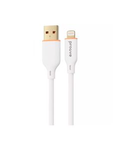 Кабель Proove Jelly Silicone Lightning 2.4A 1m White