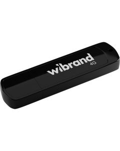 Флешка Wibrand 4GB Grizzly USB 2.0 Black (WI2.0/CR4P3B)