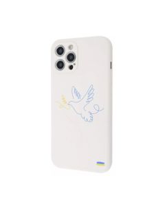 Чохол Wave Ukraine Edition Case для Apple iPhone 12 Pro Max with MagSafe Dove of Peace