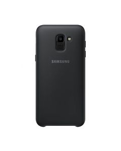 Чехол накладка Samsung J6 2018 EF-PJ600CBEGRU Layer Cover (Black)