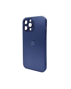 Чохол для смартфона AG Glass Matt Frame Color Logo for Apple iPhone 13 Pro Max Navy Blue