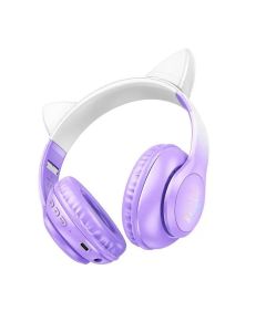 Навушники HOCO W42 Cat ears BT headphones Purple Grape