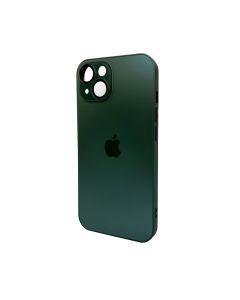 Чохол для смартфона AG Glass Matt Frame Color Logo for Apple iPhone 14 Cangling Green