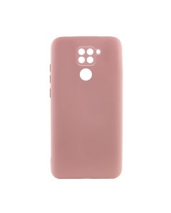 Чехол Original Soft Touch Case for Xiaomi Redmi Note 9/Redmi 10x Pink Sand with Camera Lens