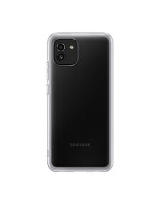 Чехол накладка Samsung A035 Galaxy A03 Soft Clear Cover Transparent (EF-QA035TTEG)