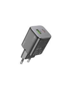 Мережевий зарядний пристрій HOCO N41 Almighty PD20W+QC3.0 charger Black