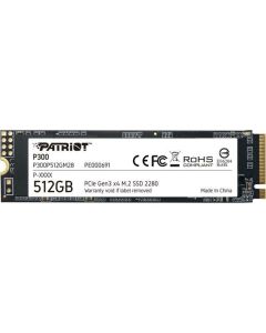 SSD M.2 Patriot P300 512GB NVMe 2280 PCIe 3.0x4 3D NAND TLC