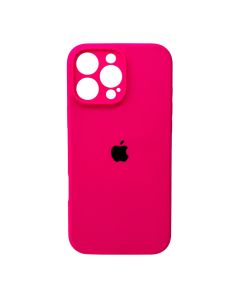 Чохол для смартфона Silicone Full Case AA Camera Protect for Apple iPhone 16 Pro Max 23,Shiny Pink