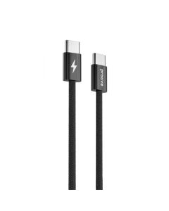 Кабель Proove Energy Streem Type-C to Type-C 60W 1m Black