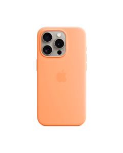 Чехол Apple iPhone 15 Pro Max Silicone Case with MagSafe Orange Sorbet (MT1W3) UA