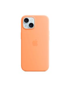 Чехол Apple iPhone 15 Plus Silicone Case with MagSafe Orange Sorbet (MT173) UA