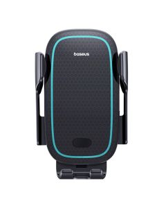 Автотримач для телефона з БЗП Baseus Milky Way Pro Series Wireless Charging Electric Car Mount Phone Holder 15W Cluster Black