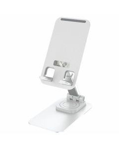 Тримач для мобільного HOCO PH50 Ivey folding rotatable desktop holder White