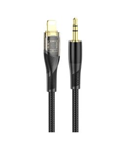 Аудіокабель HOCO UPA25 Transparent Discovery Edition Digital audio conversion cable iP Black