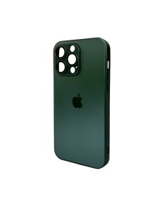 Чохол для смартфона AG Glass Matt Frame Color Logo for Apple iPhone 14 Pro Max Cangling Green