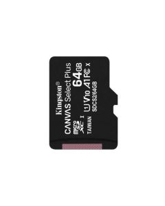 microSDXC (UHS-1) Kingston Canvas Select Plus 64Gb class 10 А1 (R-100MB/s)