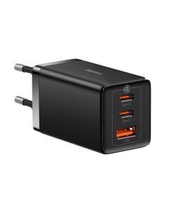 СЗУ Baseus GaN5 Pro Fast Charger 2C+U 65W Black w/Type-C to Type-C (CCGP120201)