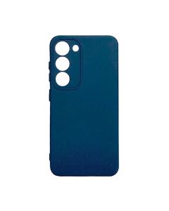 Чехол Original Soft Touch Case for Samsung S23/S911 Midnight Blue with Camera Lens