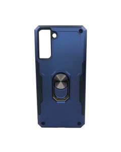 Чохол Armor Antishock Case для Samsung S21 Plus/G996 with Ring Dark Blue