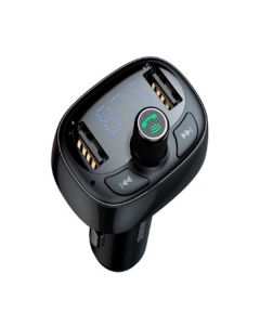 FM-трансмітер Baseus T typed Wireless MP3 charger with car holder Black CCALL-TM01