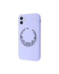 Чохол Wave Minimal Art Case для Apple iPhone 11 with MagSafe Light Purple/Lotus