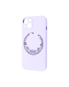 Чохол Wave Minimal Art Case для Apple iPhone 13/14 with MagSafe Light Purple/Lotus