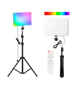 Набір для блогерів 2 в 1LED RGB Camera Light 14" (PM26) + тренога 2.1 m Black