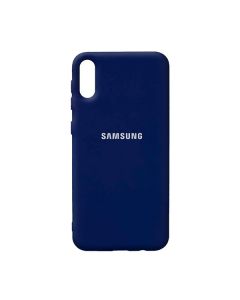 Чехол Original Soft Touch Case for Samsung A02-2021/A022 Midnight Blue