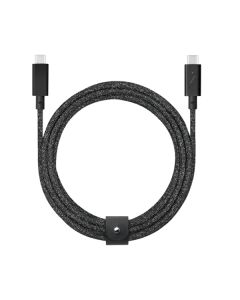 Кабель Native Union Belt Cable Pro USB-C to USB-C 240W 2.4m Cosmos Black (BELT-PRO2-COS-NP)