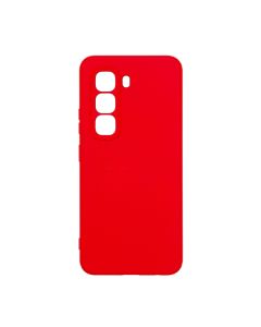 Чехол Original Soft Touch Case for Infinix Hot 50 Pro 4G Red with Camera Lens