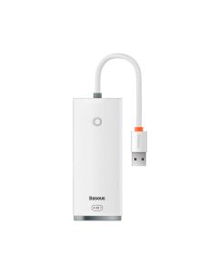 USB-хаб Baseus Lite Series 4-in-1 0.25m White (WKQX030002)