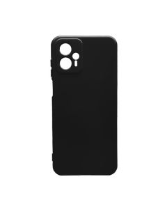 Чехол Original Soft Touch Case for Motorola G13 Black with Camera Lens
