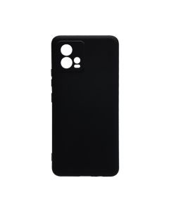 Чохол Original Soft Touch Case for Motorola G72 Black with Camera Lens