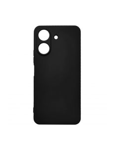 Чехол Original Soft Touch Case for Xiaomi Redmi 13C/Poco C65 Black with Camera Lens