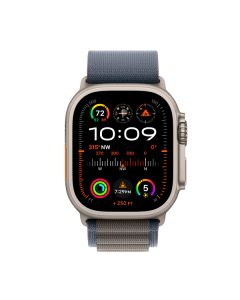 Смарт-годинник Apple Watch Ultra 2 Cellular 49mm Titanium/Blue Alpine Loop (MREP3) M українська версія