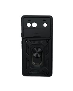 Чохол Armor Camshield Case для Google Pixel 7A with Ring Black