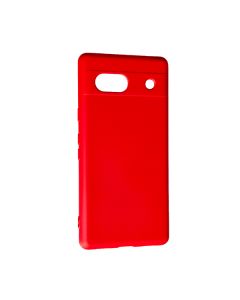 Чехол Original Soft Touch Case for Google Pixel 7a Red with Camera Lens