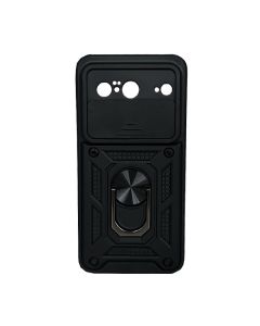 Чехол Armor Camshield Case для Google Pixel 8 with Ring Black