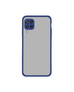 Чехол накладка Goospery Case для Samsung A12-2021/A125/M12-2021 Dark Blue with Camera Lens