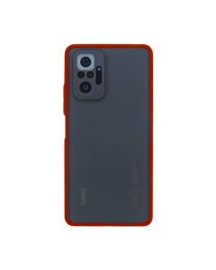 Чехол накладка Goospery Case для Xiaomi Redmi Note10 Pro/Note 10 Pro Max Red with Camera Lens