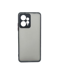 Чехол накладка Goospery Case для Xiaomi Redmi Note12 Black/Red with Camera Lens