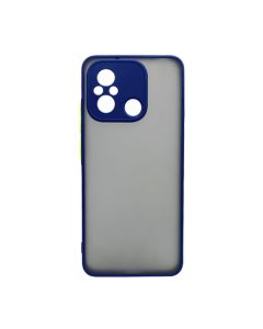 Чехол накладка Goospery Case для Xiaomi Redmi 12c Dark Blue with Camera Lens