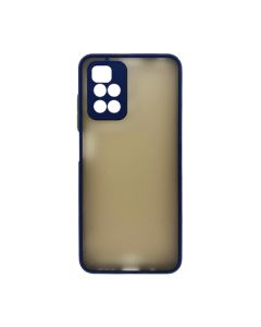 Чехол накладка Goospery Case для Xiaomi Redmi 10/Note 11 4G Dark Blue with Camera Lens