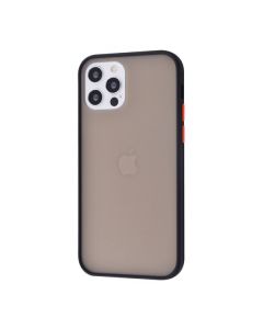 Чехол накладка Goospery Case для iPhone 12/12 Pro Black/Red