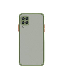 Чехол накладка Goospery Case для Samsung A12-2021/A125/M12-2021 Khaki with Camera Lens